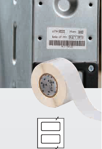 貝迪 BRADY 強(qiáng)粘性亮面平面標(biāo)簽：B-483